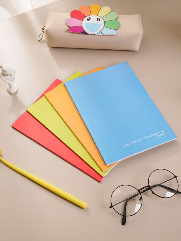 מארז 4 מחברות משבצות