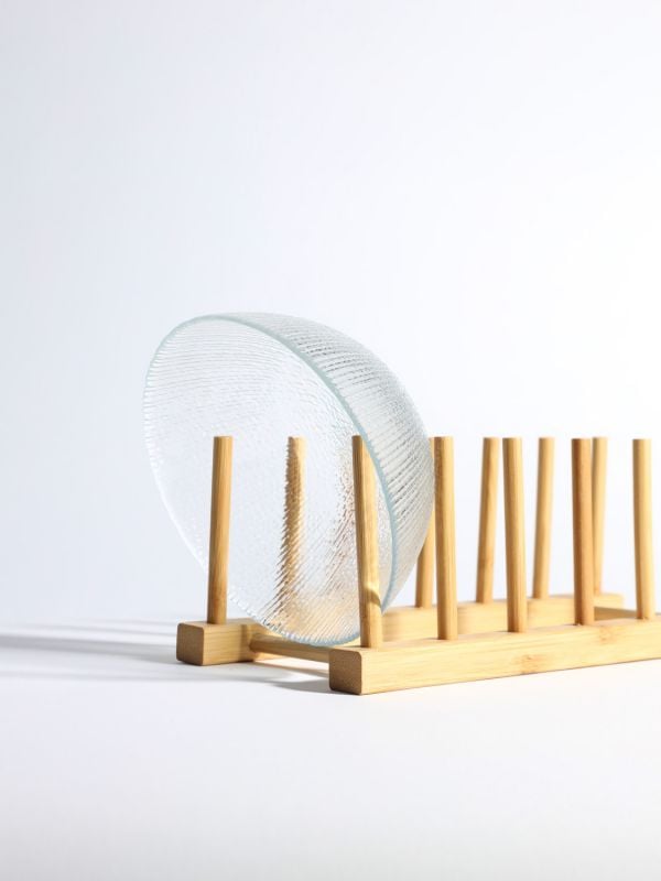 BWL2254 צלחות זכוכית CLEAR 15cmXh:6.5