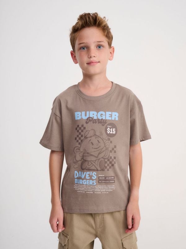 טי-שירט עם הדפס