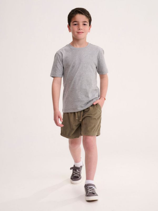 מכנסי קורדרוי קצרים