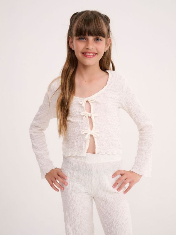 חולצת סריג ארוכה