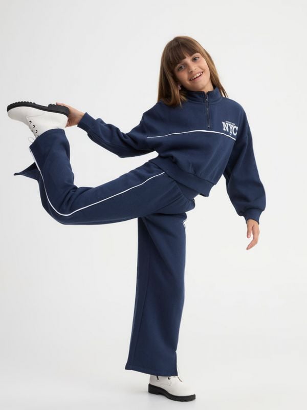 מכנסי פוטר פסים בצדדים