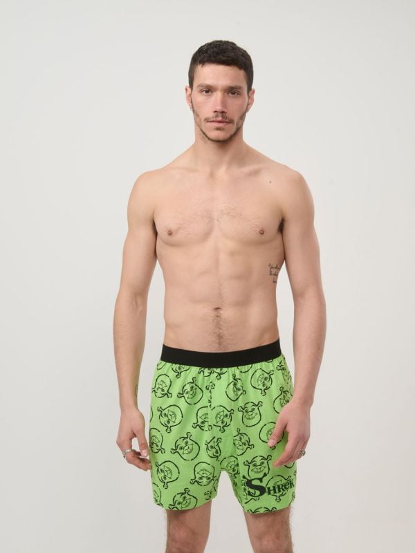 מכנסי פיג’מה קצרים | SHREK