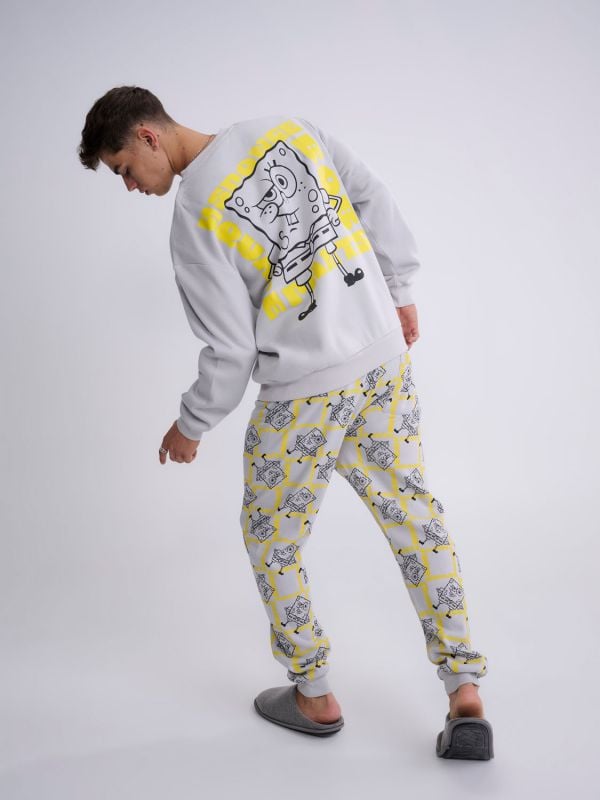 סט פיג’מה ארוכה | SpongeBob