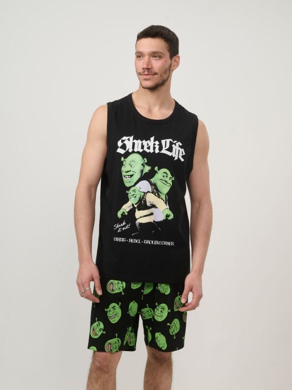 סט פיג’מה קצרה | SHREK