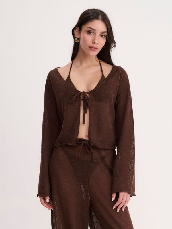 חולצת חוף קשירה