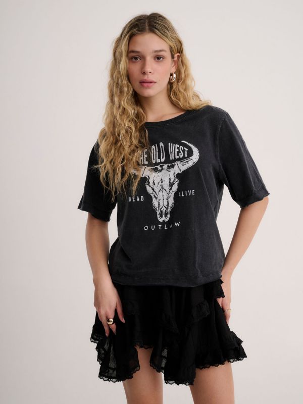 טי-שירט עם הדפס