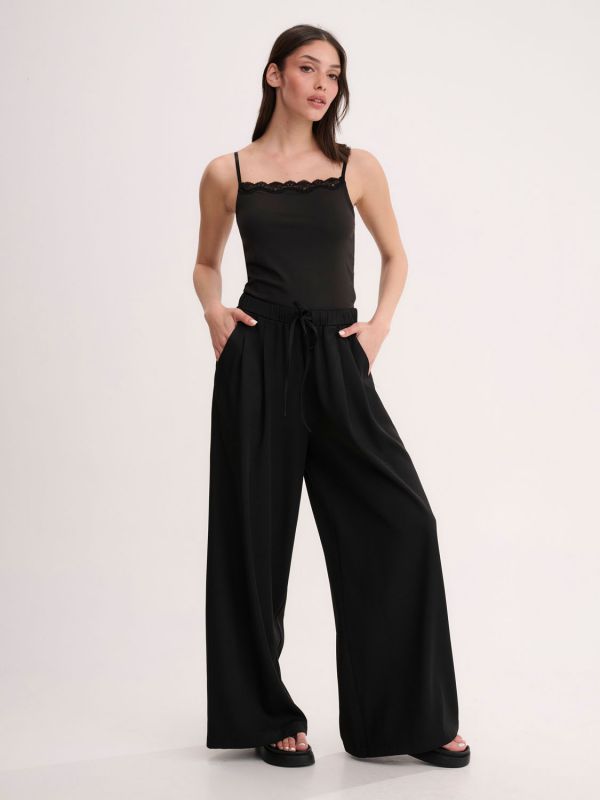 מכנסי אריג ארוכים