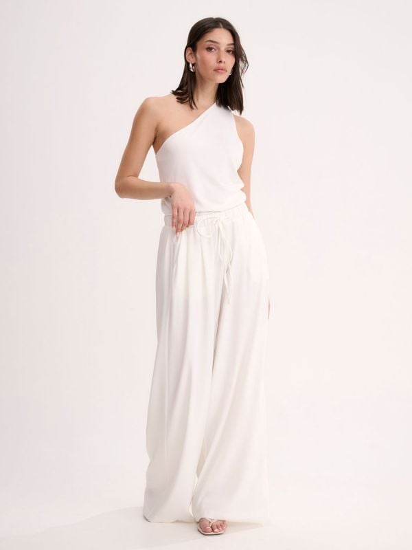 מכנסי אריג ארוכים