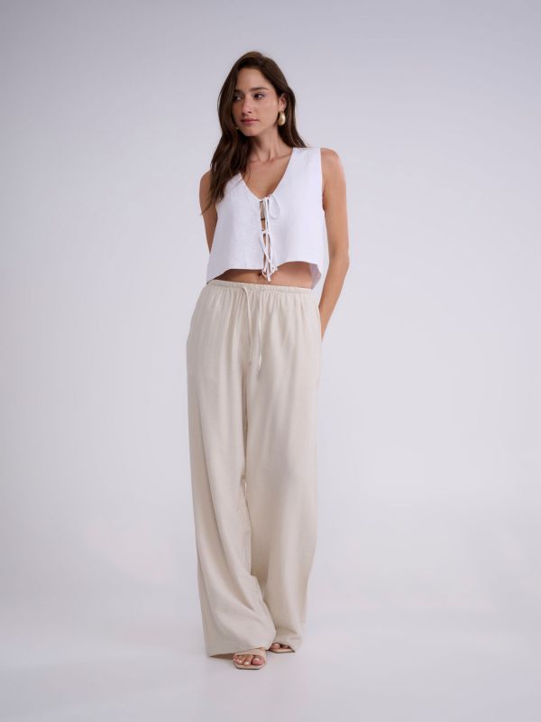 מכנסי FLOWY ארוכים