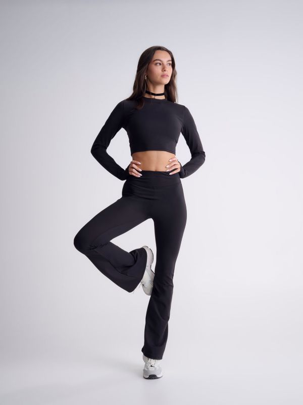 מכנסי אקטיב FLARE ארוכים