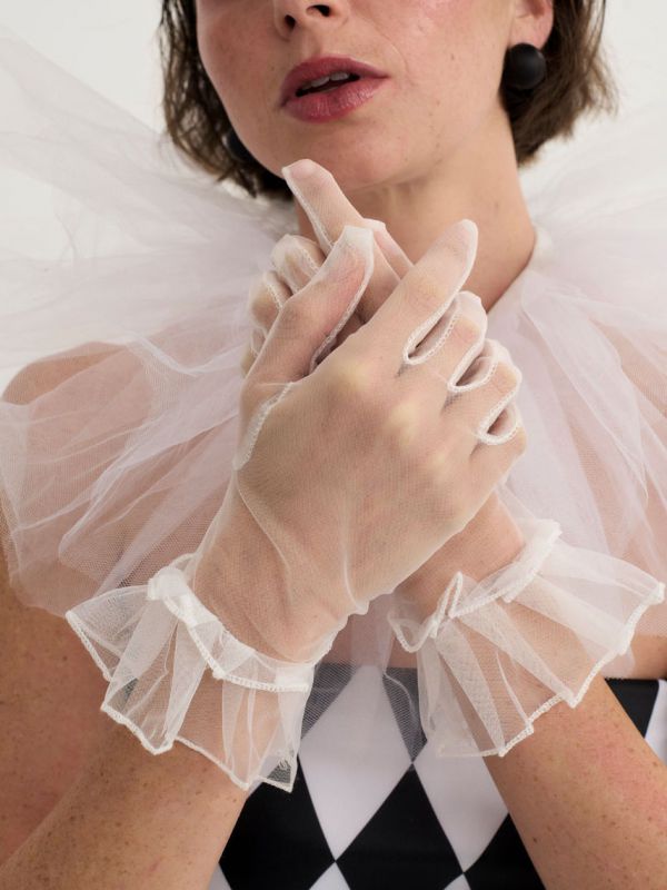 כפפות רשת לתחפושת