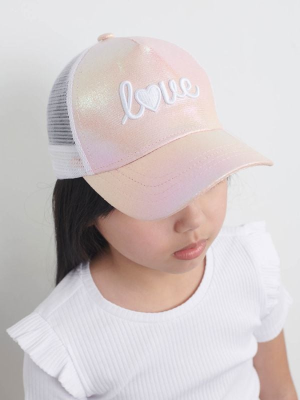 כובע מצחייה LOVE לבנות