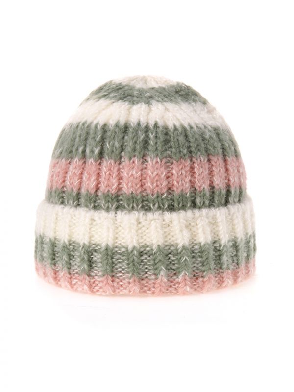 כובע צמר פסים