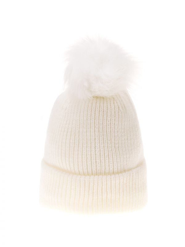 כובע צמר עם פונפון