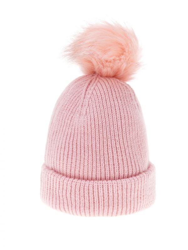 כובע צמר עם פונפון