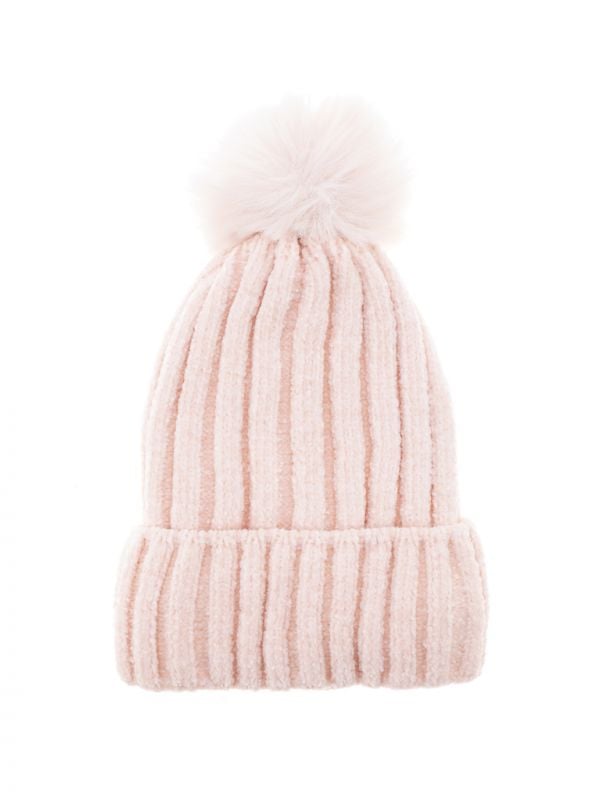 כובע צמר עם פונפון