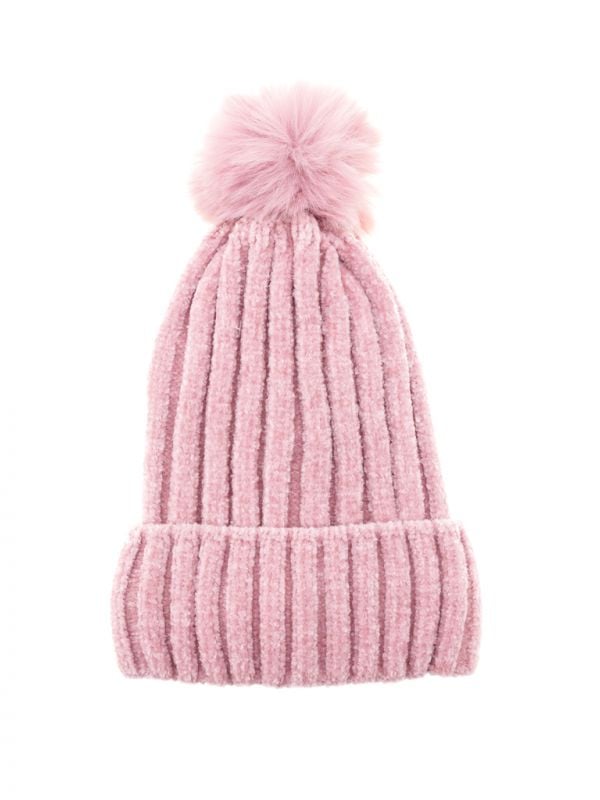 כובע צמר עם פונפון