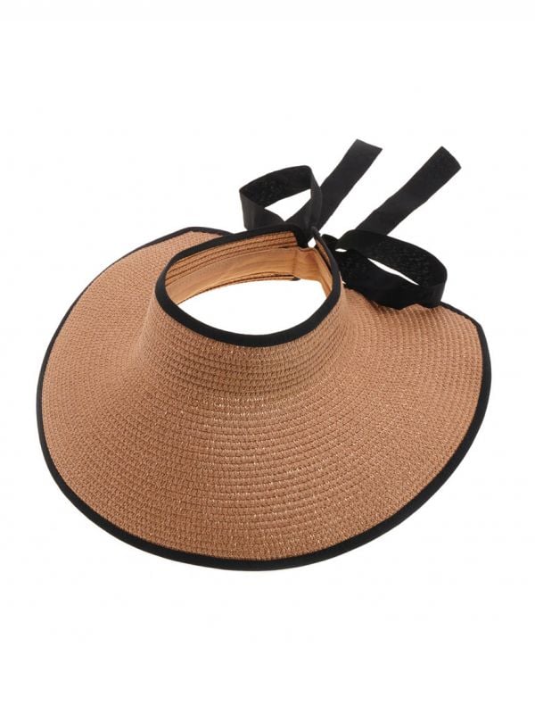 כובע קש פתוח