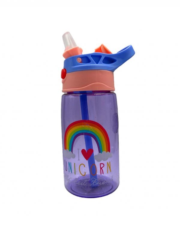 בקבוק שתייה עם קש לילדים