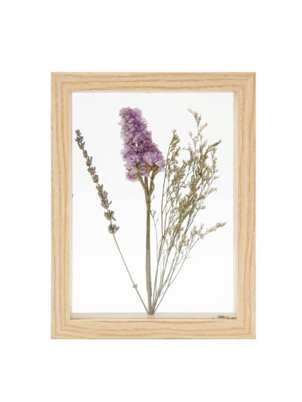 פרח במסגרת עץ