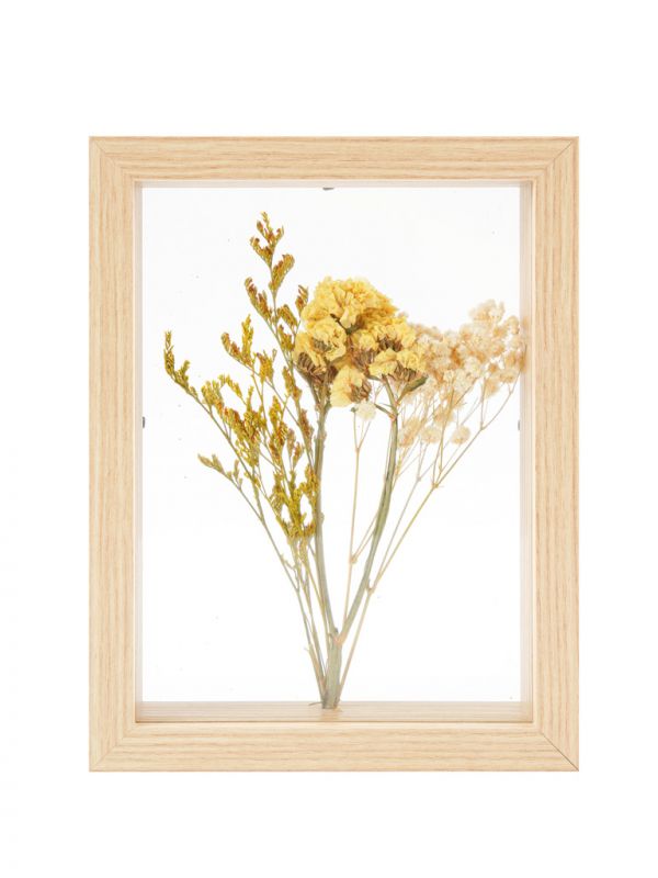 פרח במסגרת עץ