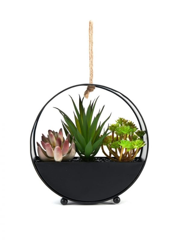 עציץ במעמד עגול