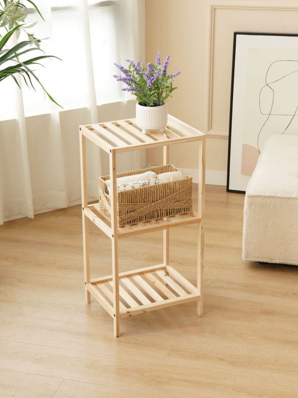 שידת מדפים מעץ