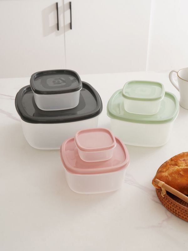 סט 6 קופסאות פלסטיק