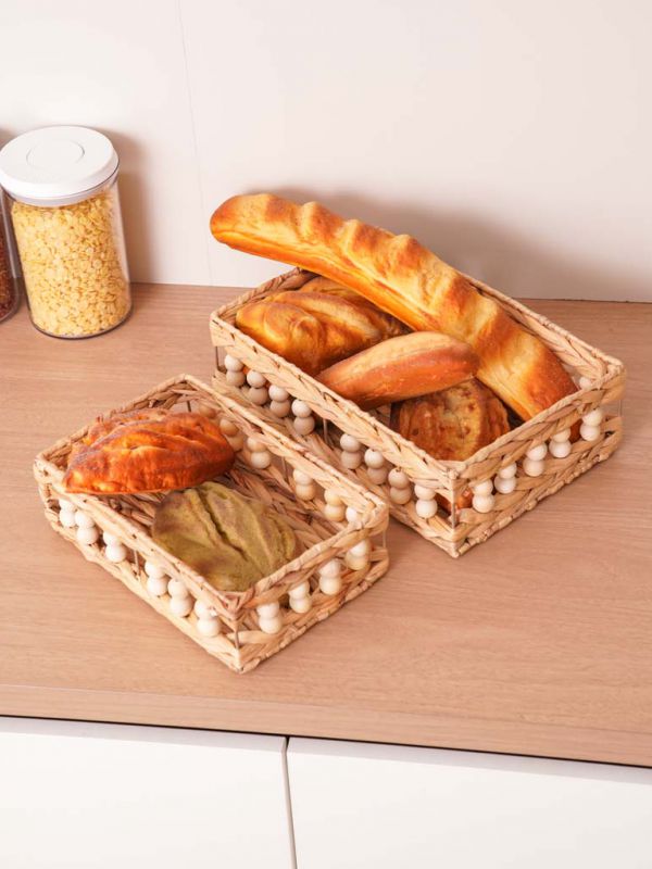 זוג סלסלאות קש