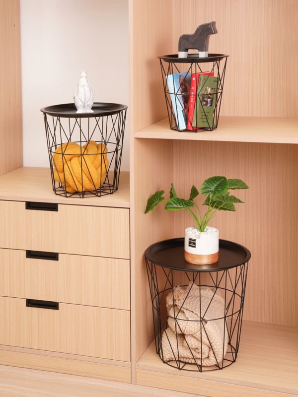 סל אחסון עם מכסה