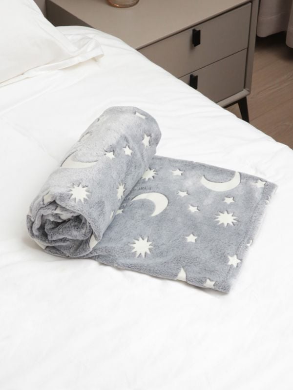 שמיכה פרוותית זוהרת בחושך 152X127