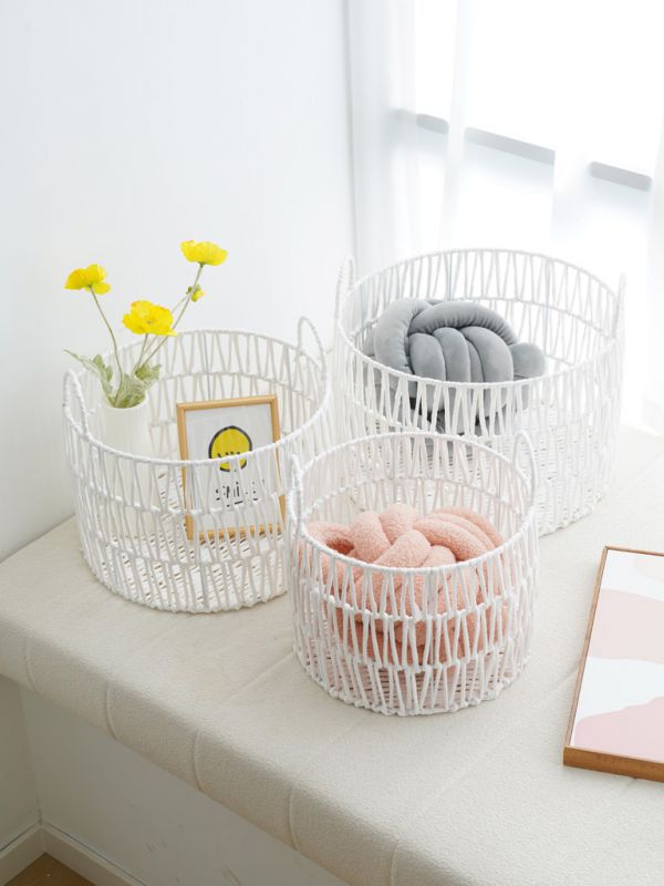 סל בוהו עם ידיות