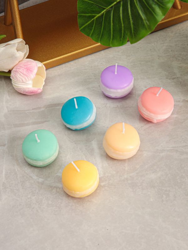 מארז 6 נרות מקרון