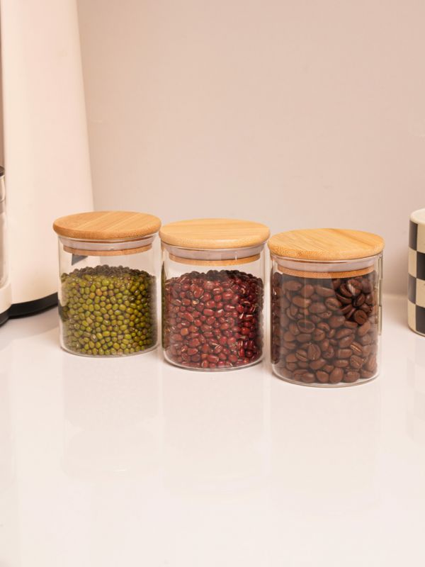 HME021049 סט קפה תה זכוכית TRANSPARENT 3pcs/set