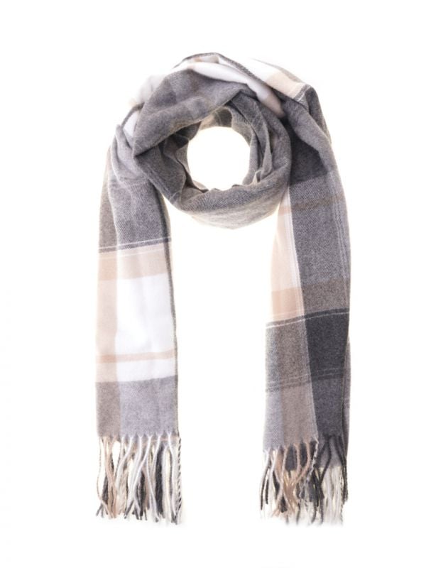 צעיף פרנזים משובץ