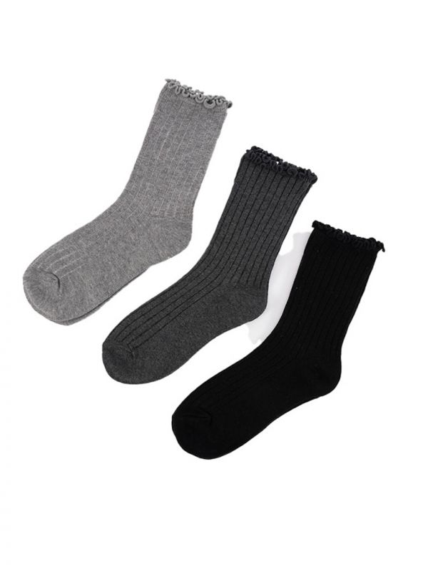 מארז 3 זוגות גרביים ארוכות 36-41