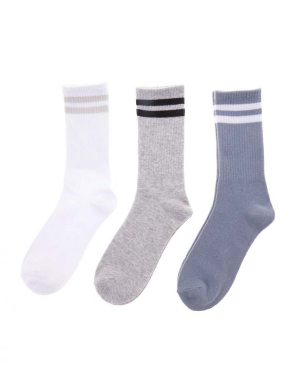 מארז 3 זוגות גרביים ארוכות 36-41