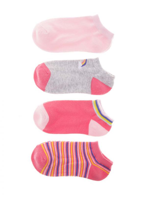 מארז 4 זוגות גרבי סניקרס 29-35