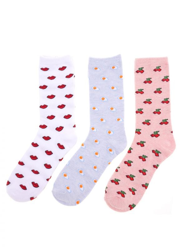 מארז 3 זוגות גרביים ארוכים 36-41