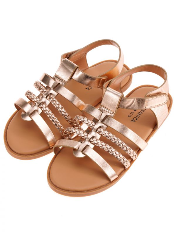 סנדלי רצועות לבנות 24-29