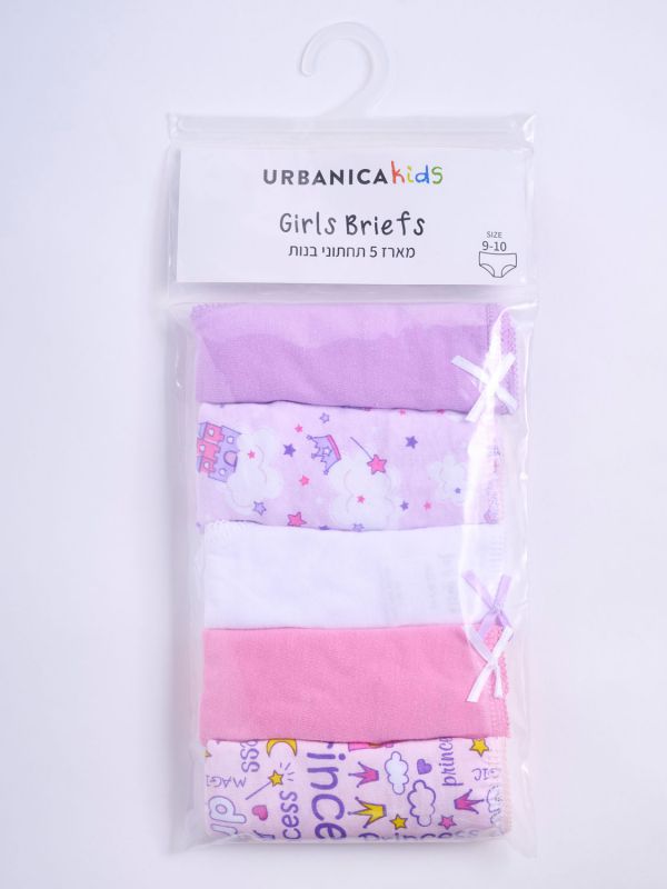 מארז 5 תחתוני בנות