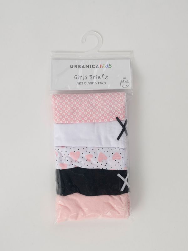 מארז 5 תחתוני בנות