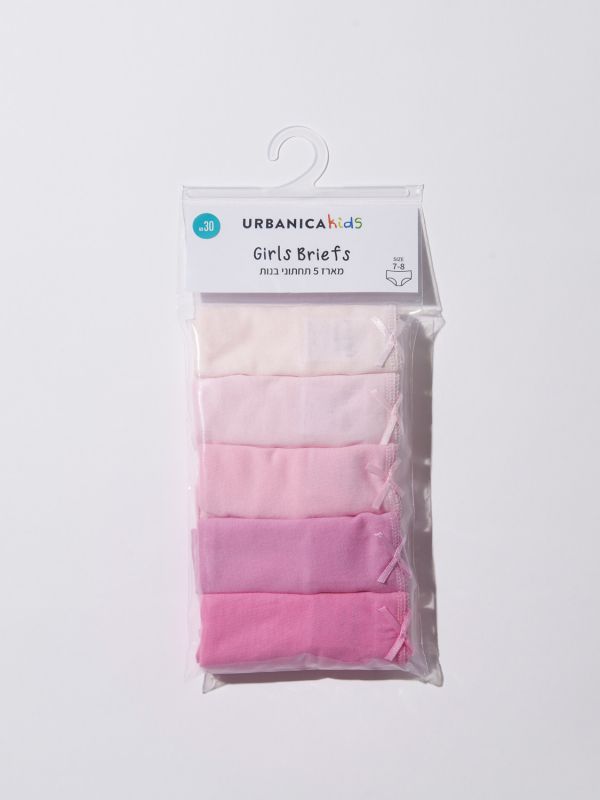 מארז 5 תחתוני בנות