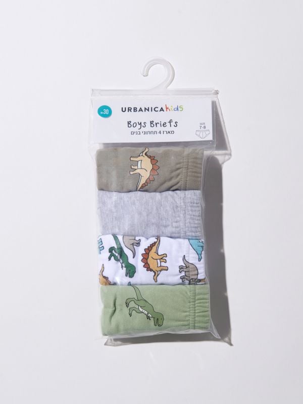 מארז 4 תחתוני בנים