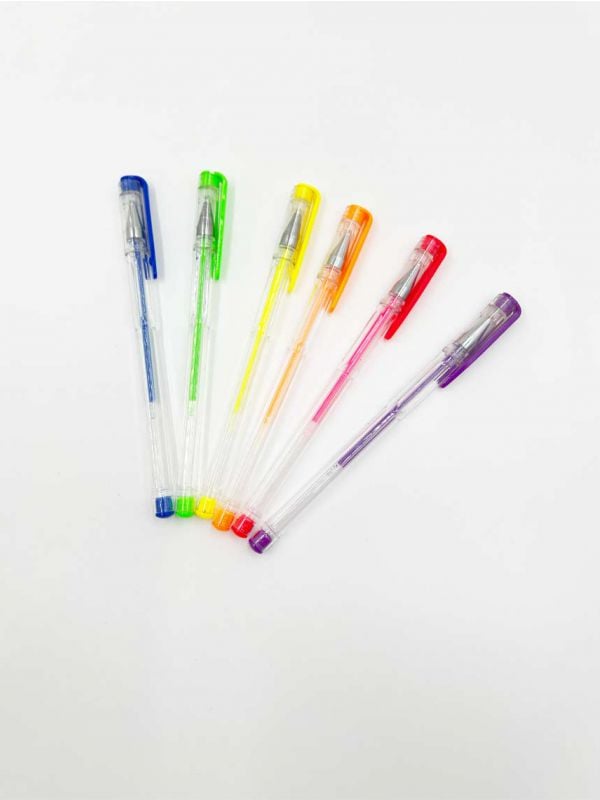 מארז 6 עטים צבעוניים