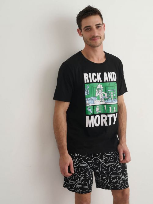 סט פיג’מה קצרה | Rick and Morty